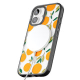 iPhone 16 Pro Max Oranges Pattern Black Impact Phone Case