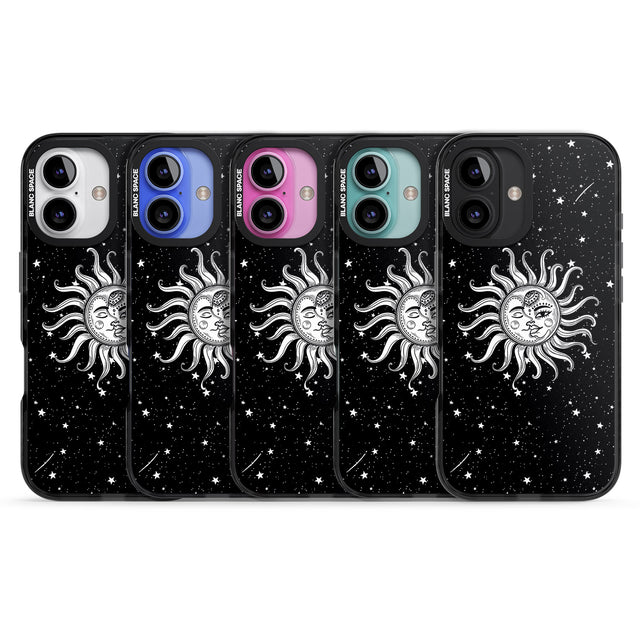 iPhone 16 Pro Max Mystic Sun Moon Black Impact Phone Case