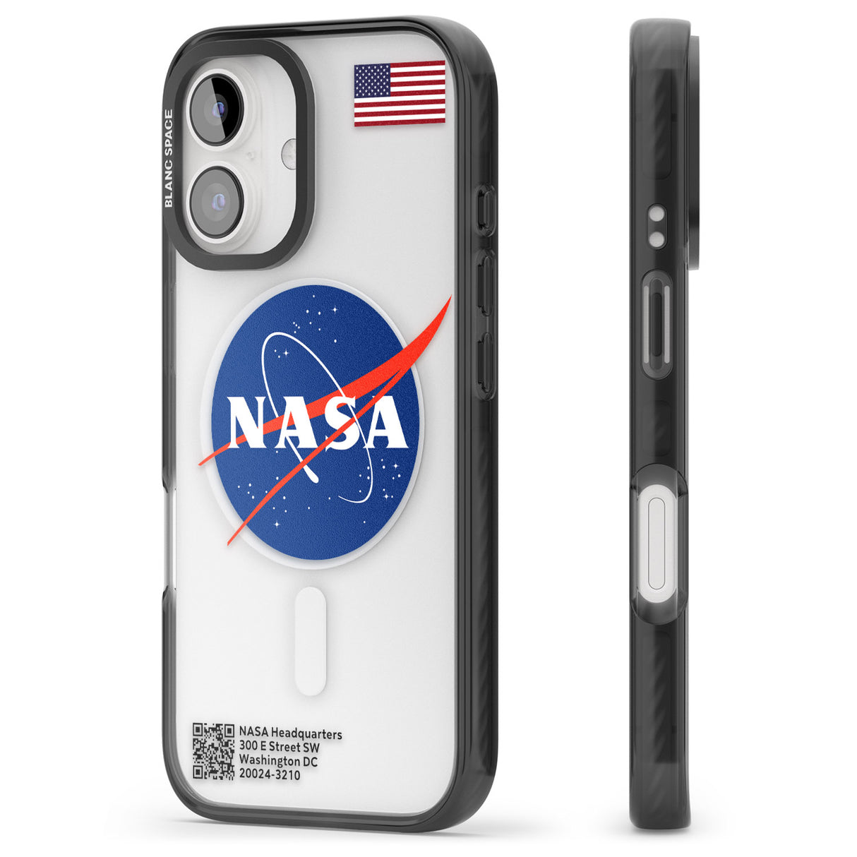 iPhone 16 Pro Max NASA Meatball Black Impact Phone Case