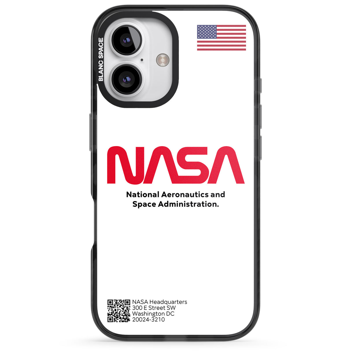 iPhone 16 Pro Max NASA The Worm Black Impact Phone Case