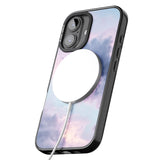 iPhone 16 Pro Max Purple Clouds Photograph Black Impact Phone Case