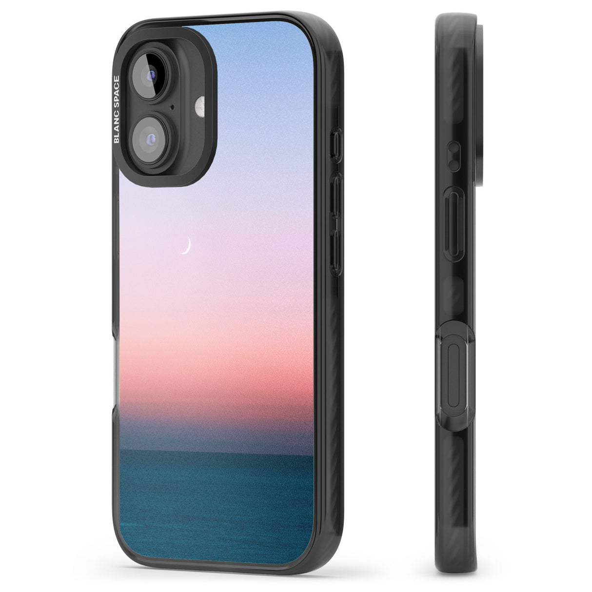 iPhone 16 Pro Max Sunset at Sea Photograph Black Impact Phone Case