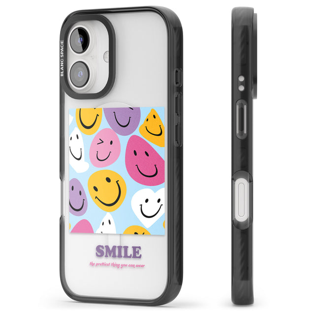 iPhone 16 Pro Max A Smile Black Impact Phone Case