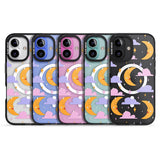 iPhone 16 Pro Max Moons & Clouds Black Impact Phone Case