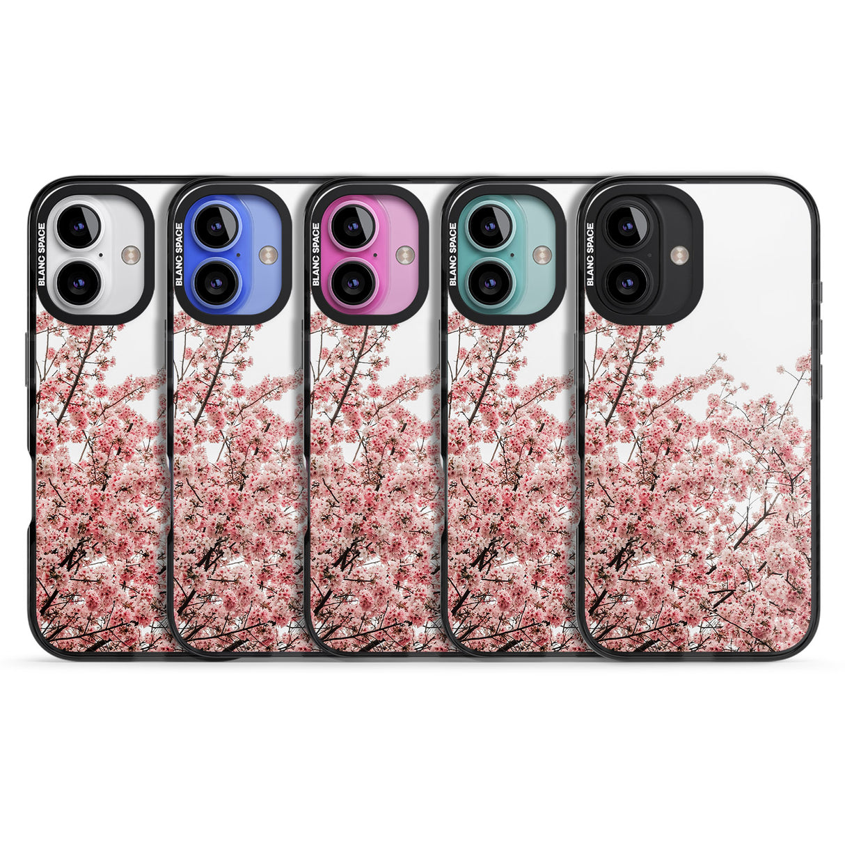 iPhone 16 Pro Max Cherry Blossoms - Real Floral Photographs Black Impact Phone Case