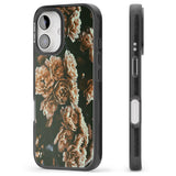 iPhone 16 Pro Max White Peonies - Real Floral Photographs Black Impact Phone Case