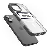 iPhone 16 Pro Max Everything Will Be Alright Black Impact Phone Case