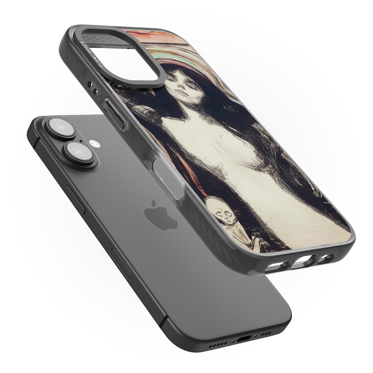 iPhone 16 Pro Max Madonna Black Impact Phone Case