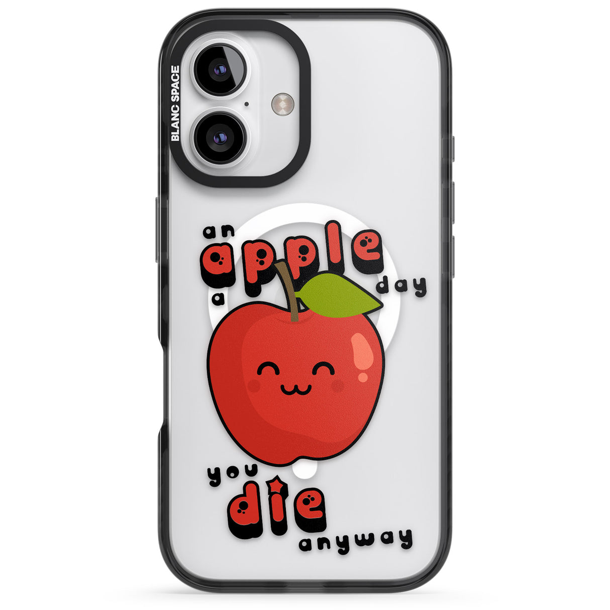 iPhone 16 An Apple a Day Clear Impact Phone Case