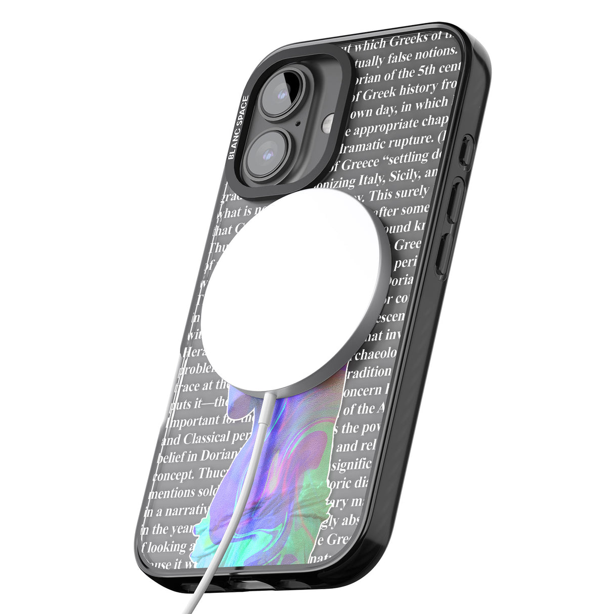 iPhone 16 Iridescent De Milo Clear Impact Phone Case