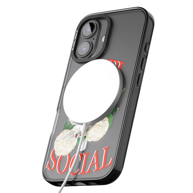 iPhone 16 Anti-Social Clear Impact Phone Case