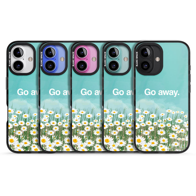 iPhone 16 Pro Max Go away Black Impact Phone Case