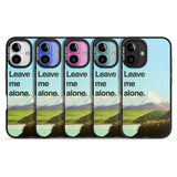 iPhone 16 Pro Max Leave me alone Black Impact Phone Case