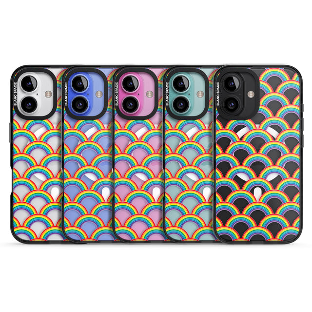 iPhone 16 Pro Max Somewhere over the rainbow Black Impact Phone Case