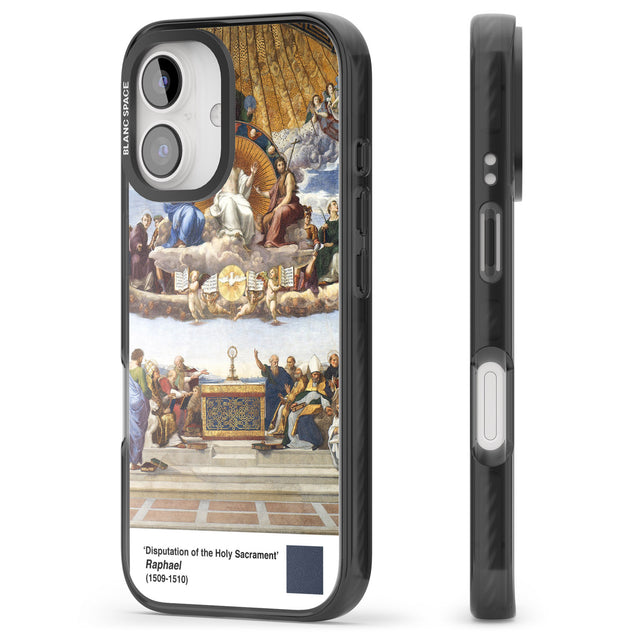 iPhone 16 Pro Max Disputation of the Holy Sacrament Black Impact Phone Case