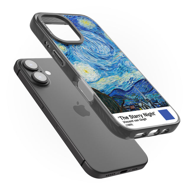 iPhone 16 Pro Max The Starry Night Black Impact Phone Case