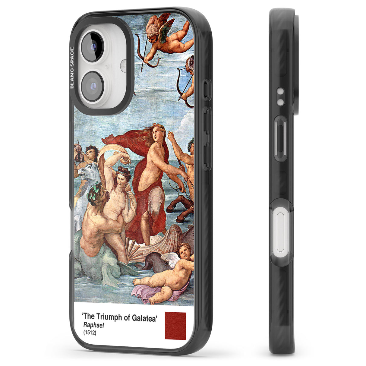 iPhone 16 Pro Max The Triumph of Galatea Black Impact Phone Case