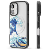 iPhone 16 Pro Max The Great Wave of Kanagawa Black Impact Phone Case