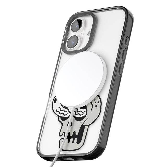 iPhone 16 Pro Max Skull Eyes Black Impact Phone Case