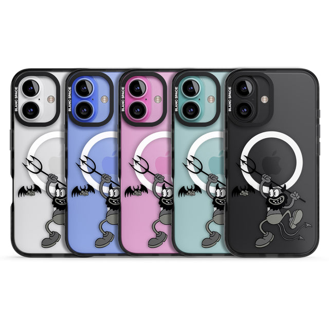 iPhone 16 Pro Max Dancing Devil Black Impact Phone Case