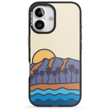 iPhone 16 Pro Max South Sunset Black Impact Phone Case