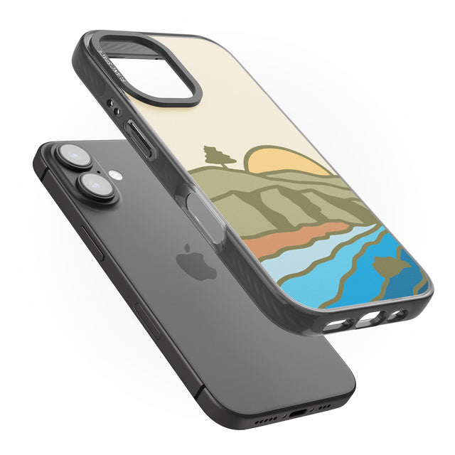 iPhone 16 Pro Max North Sunset Black Impact Phone Case