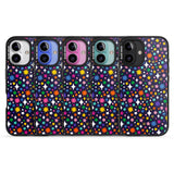 iPhone 16 Pro Max Rainbow Starburst (Purple) Black Impact Phone Case