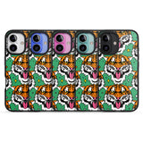 iPhone 16 Pro Max Fierce Jungle Tigers (Green) Black Impact Phone Case