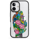 iPhone 16 Pro Max Garden Touch Black Impact Phone Case