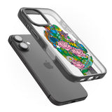 iPhone 16 Pro Max Garden Touch Black Impact Phone Case