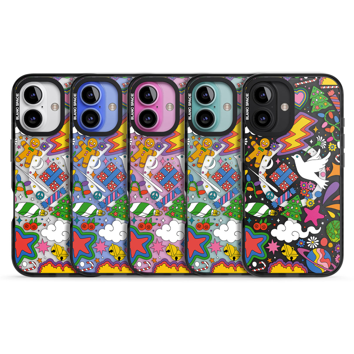 iPhone 16 Pro Max Whimsical Wonderland Black Impact Phone Case