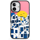 iPhone 16 Pro Max Santorini Sunset Black Impact Phone Case