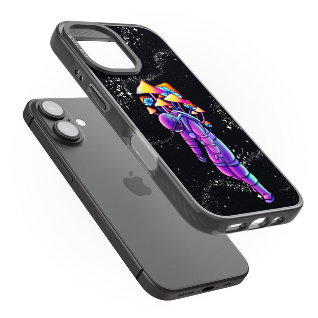 iPhone 16 Pro Max Space Mutation Black Impact Phone Case