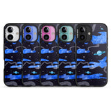 iPhone 16 Pro Max Blue Galaxy Black Impact Phone Case