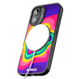 iPhone 16 Pro Max Strawberry Rainbow Black Impact Phone Case