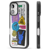 iPhone 16 Pro Max No Bad Vibes Sticker Mix Black Impact Phone Case