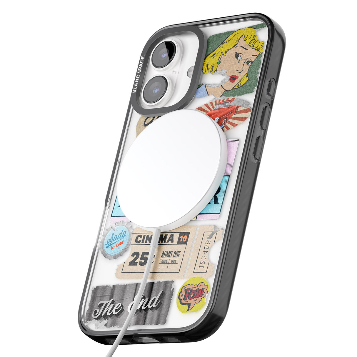 iPhone 16 Pro Max Nifty Fifties Swing Black Impact Phone Case