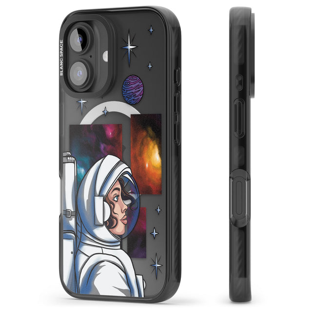 iPhone 16 Pro Max Cosmic Ambition Black Impact Phone Case