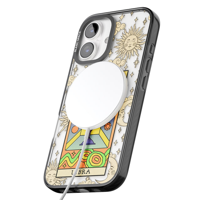 iPhone 16 Pro Max Celestial Zodiac - Libra Clear Impact Phone Case + Magsafe