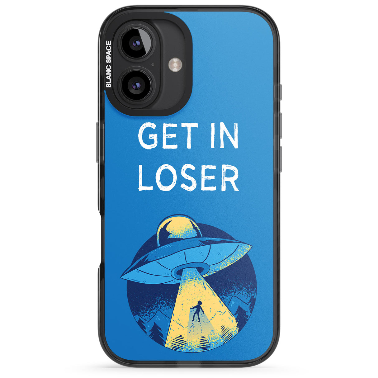 iPhone 16 Pro Max Get in Loser UFO Black Impact Phone Case