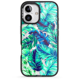 iPhone 16 Pro Max Tropical Palms Black Impact Phone Case