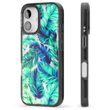 iPhone 16 Pro Max Tropical Palms Black Impact Phone Case