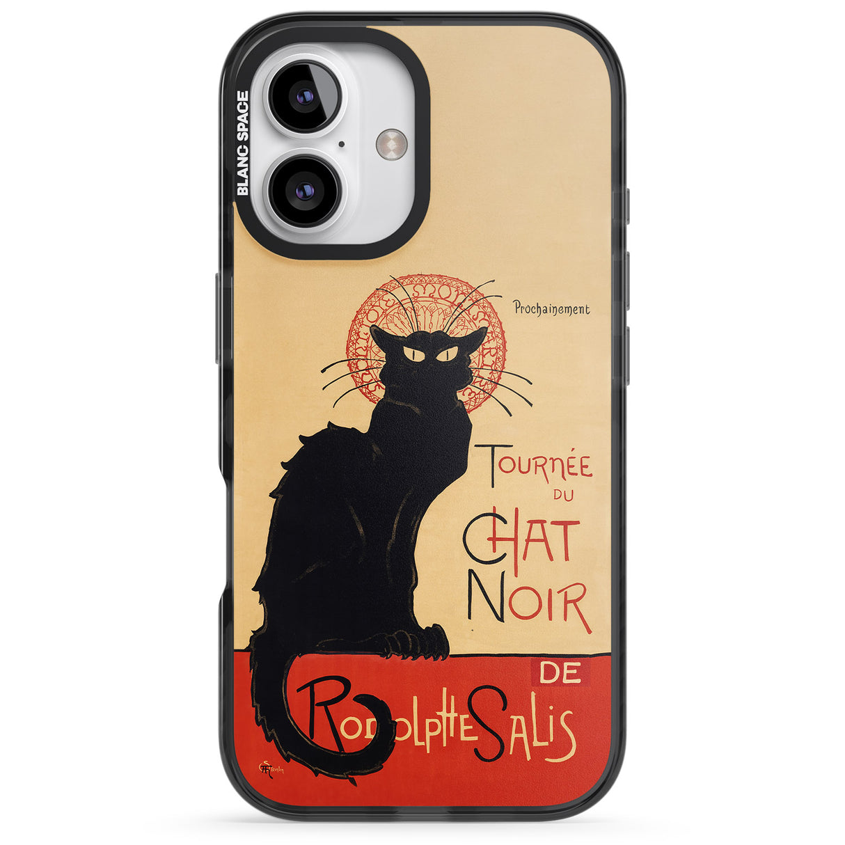 iPhone 16 Pro Max Tournee du Chat Noir Poster Black Impact Phone Case