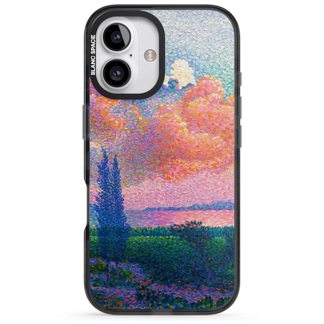 iPhone 16 Pro Max Spring's Garden Black Impact Phone Case