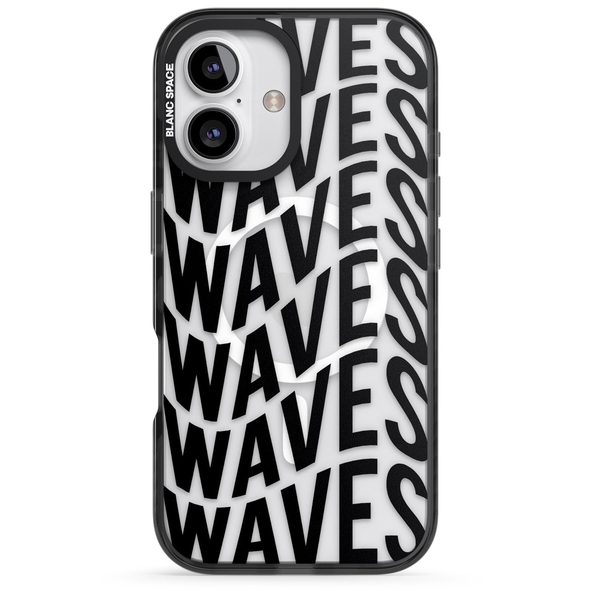 iPhone 16 Pro Max WAVES Clear Impact Phone Case + Magsafe