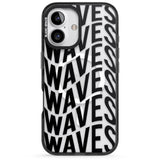 iPhone 16 Pro Max WAVES Clear Impact Phone Case + Magsafe