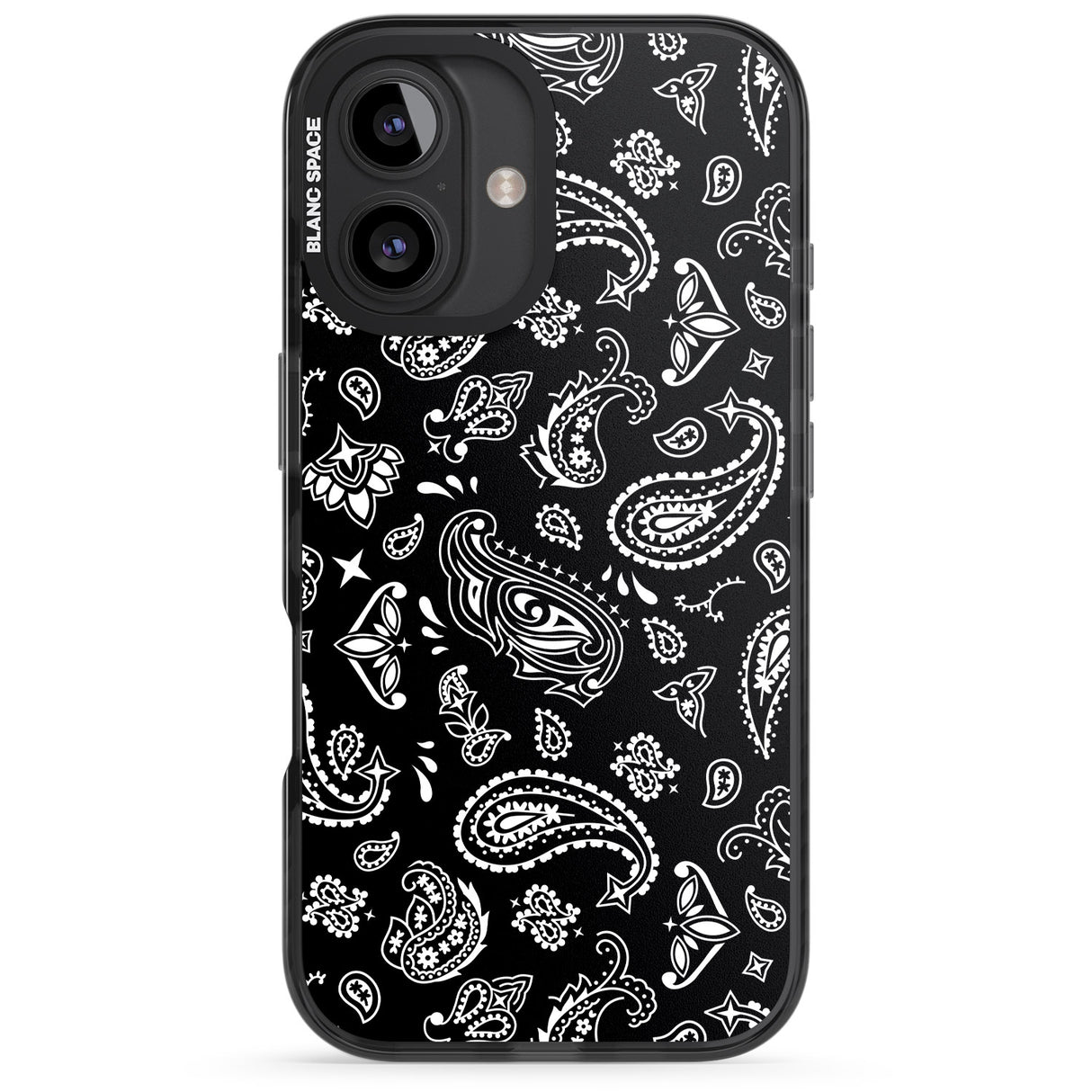 iPhone 16 Pro Max Black Bandana Black Impact Phone Case