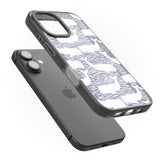 iPhone 16 Pro Max Cute Whales (Transparent) Black Impact Phone Case