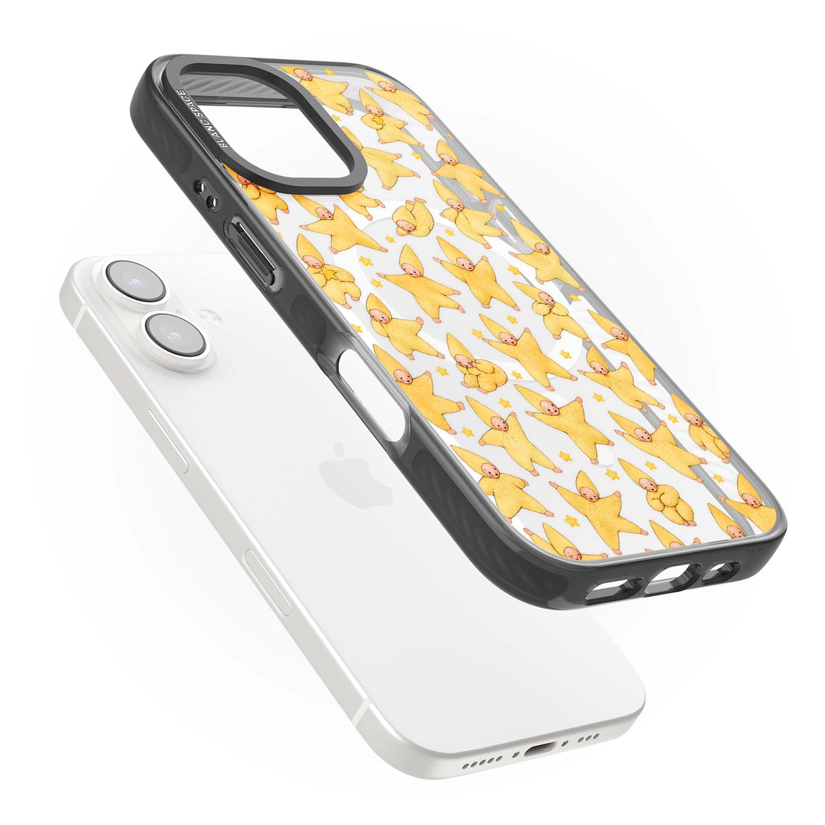 Dancing Star Babies for her iPhone case | Black Impact Magsafe case for iPhone 16, iPhone 16 Plus