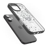 iPhone 16 Pro Max Cancer Emblem - Transparent Design Black Impact Phone Case